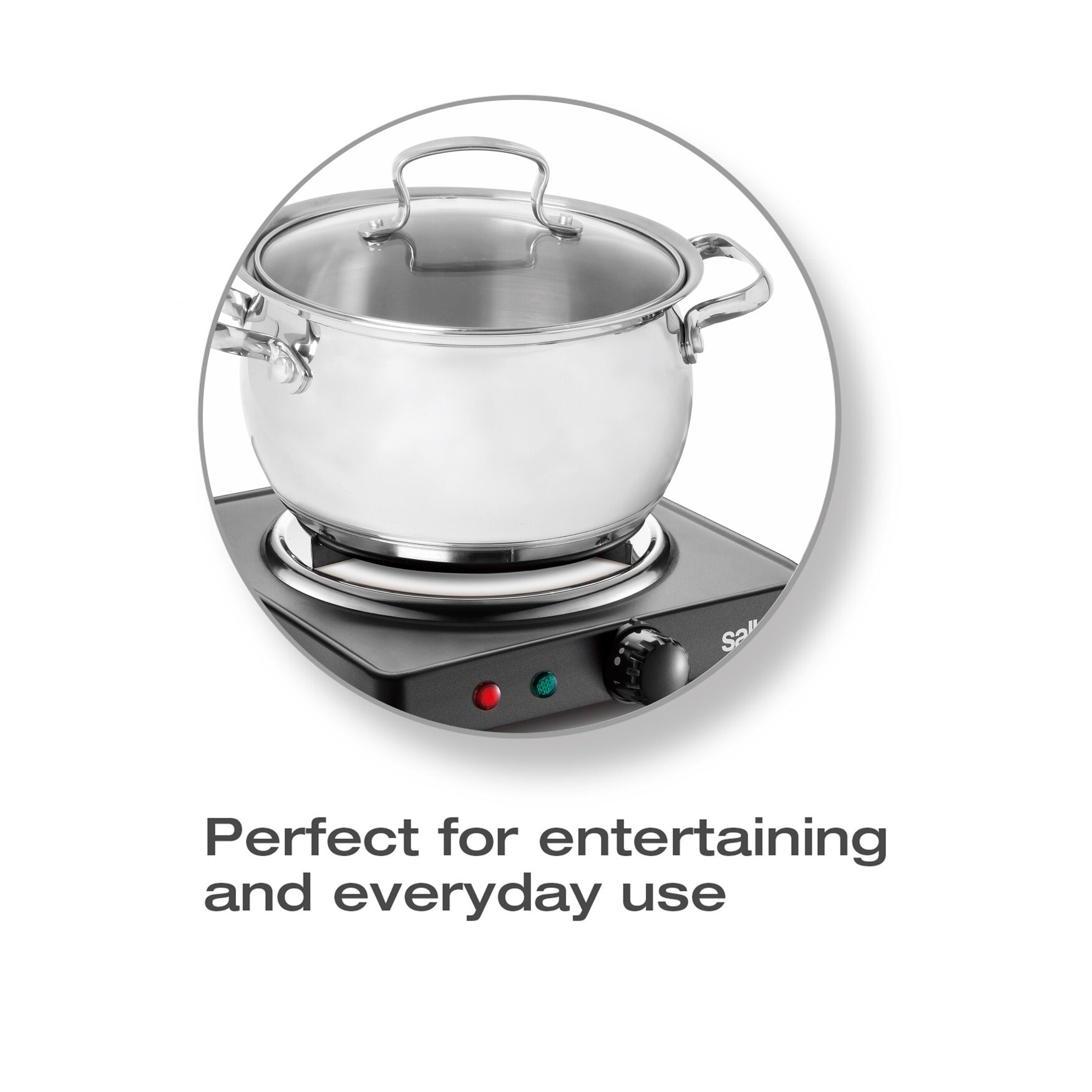 Portable Cooktop - Single Burner Black, , alternate image number 5