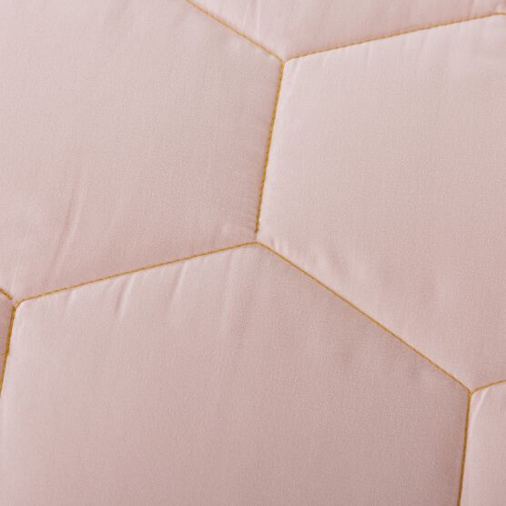 Honeycomb Down Alternative Blanket, Blush/Mustard, , alternate image number null