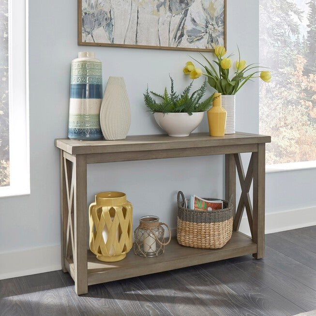 Mountain Lodge Console Table , MULTI GRAY, hi-res image number null