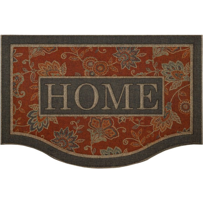 Cozy Mat Rut Cozy Jacobean Door Mat - All Weather Rug, Chestnut | Catherines