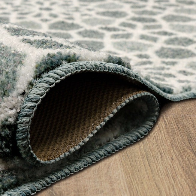 Mosaic Tile Grey Kitchen Rug, , alternate image number 4