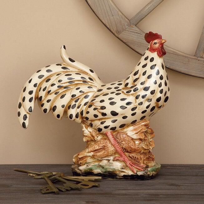 Beige Ceramic Farmhouse Birds Garden Sculpture, , alternate image number null