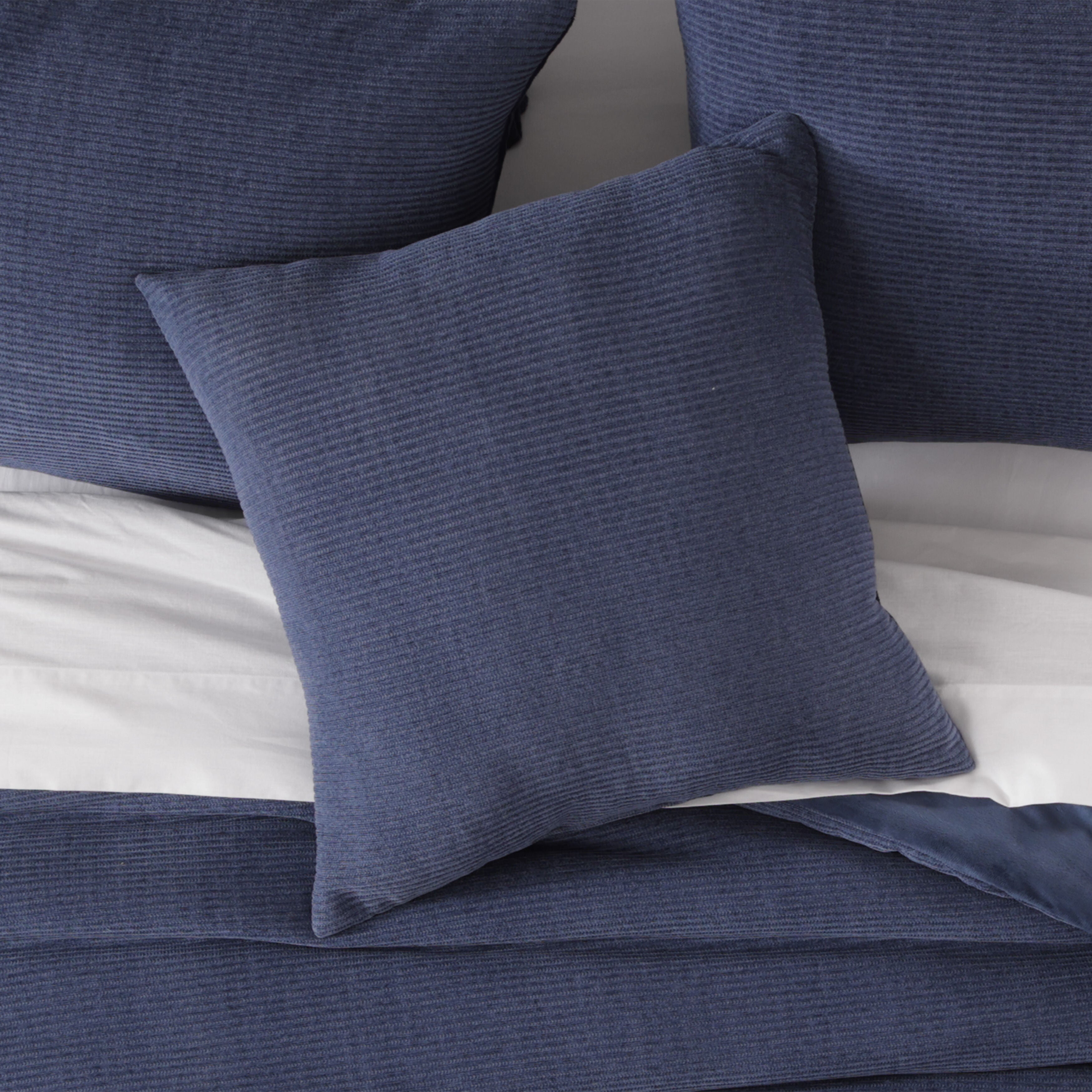 RIVERSIDE 20 inches SQUARE DECORATIVE THROW PILLOW, BLUE, alternate image number 2