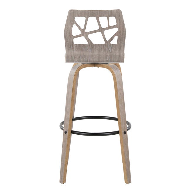 Folia 30 inches Fixed-Height Barstool - Set Of 2, , alternate image number null