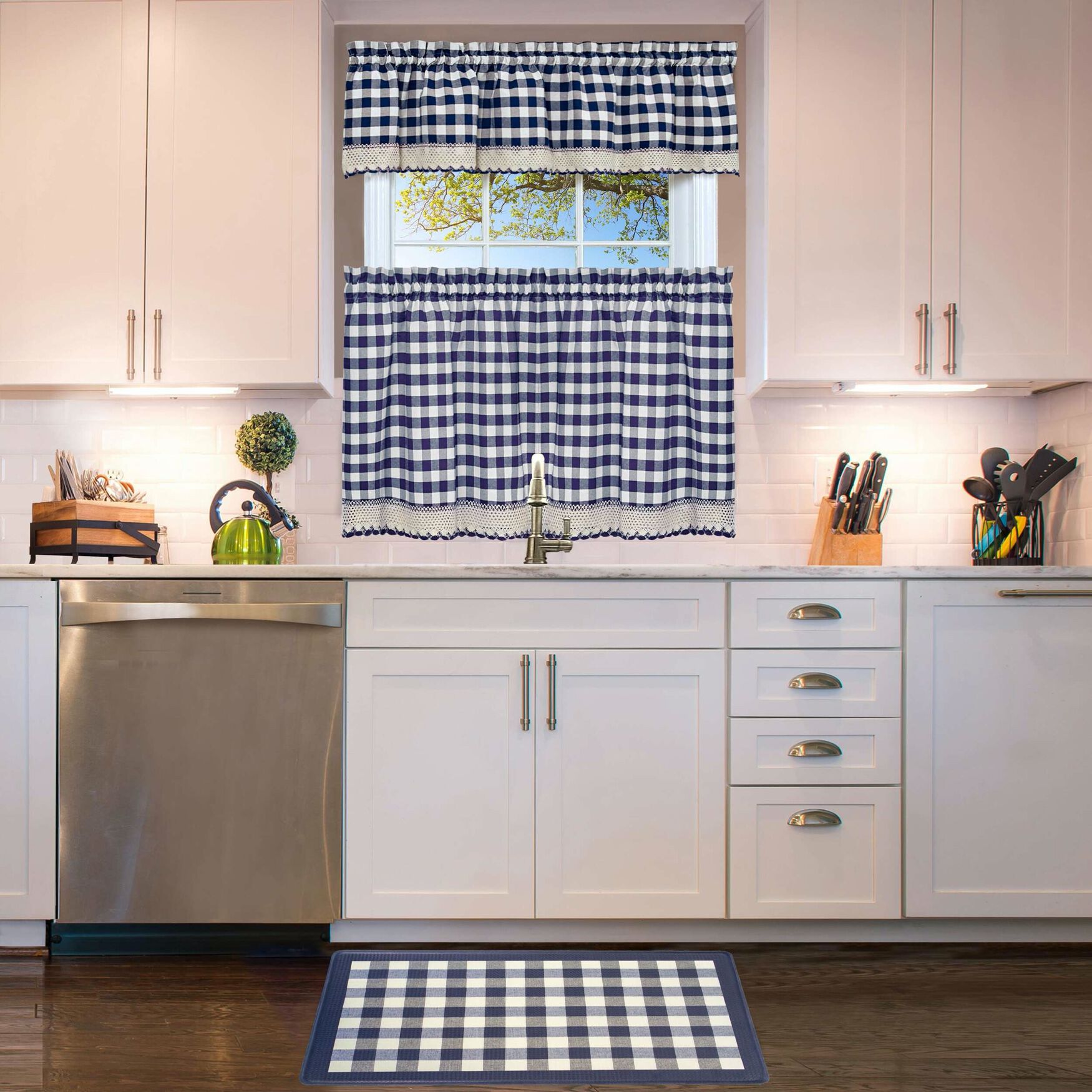 Anti Fatigue Mat Buffalo Check, , on-hover image number 1