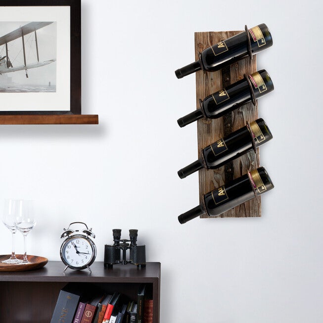 Metal And Wood Wine Rack, , alternate image number 2