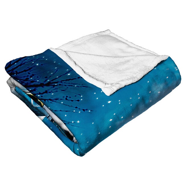 Wb Polar Express The Arrival Silk Touch Throw, , alternate image number null