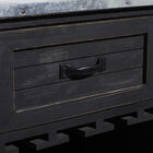 Black Farmhouse Wood Wine Storage, 36 x 32, , alternate image number null