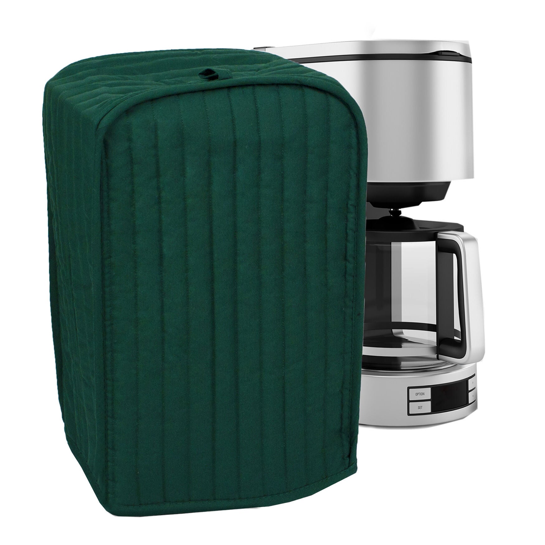 Coffee Maker, Mixer Cover, DARK GREEN, hi-res image number 0