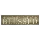Grateful, Thankful, Blessed Wall Art, NEUTRAL, hi-res image number null