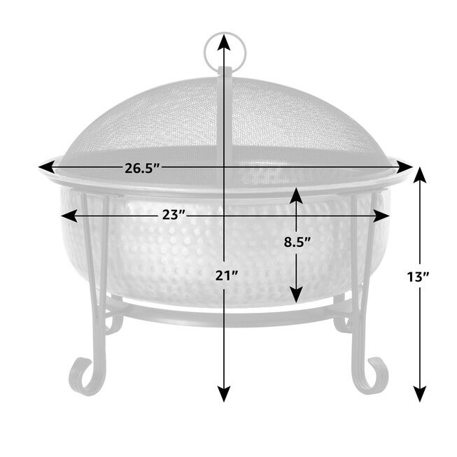 Palermo Copper Fire Pit, , alternate image number 9