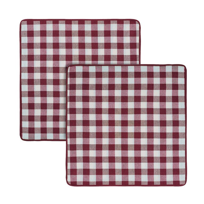 Buffalo Check Throw Pillow Covers - 18-in x 18-in - Set of Two, , alternate image number null