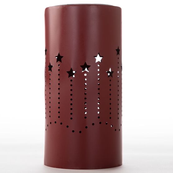 Solar Celestials Patriotic Stars Projection Lantern, RED, hi-res image number null