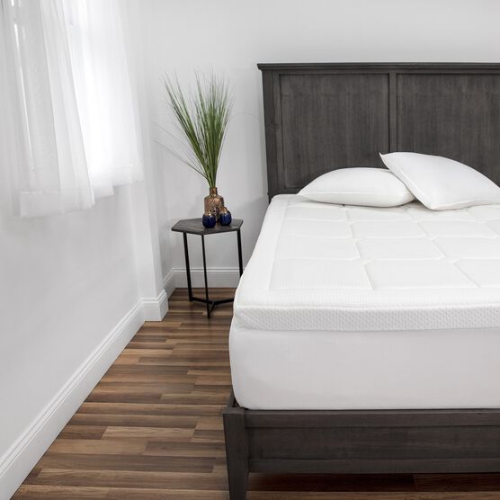 SensorPEDIC 3-Inch Majestic Gel-Infused Memory Foam Mattress Topper, , alternate image number null