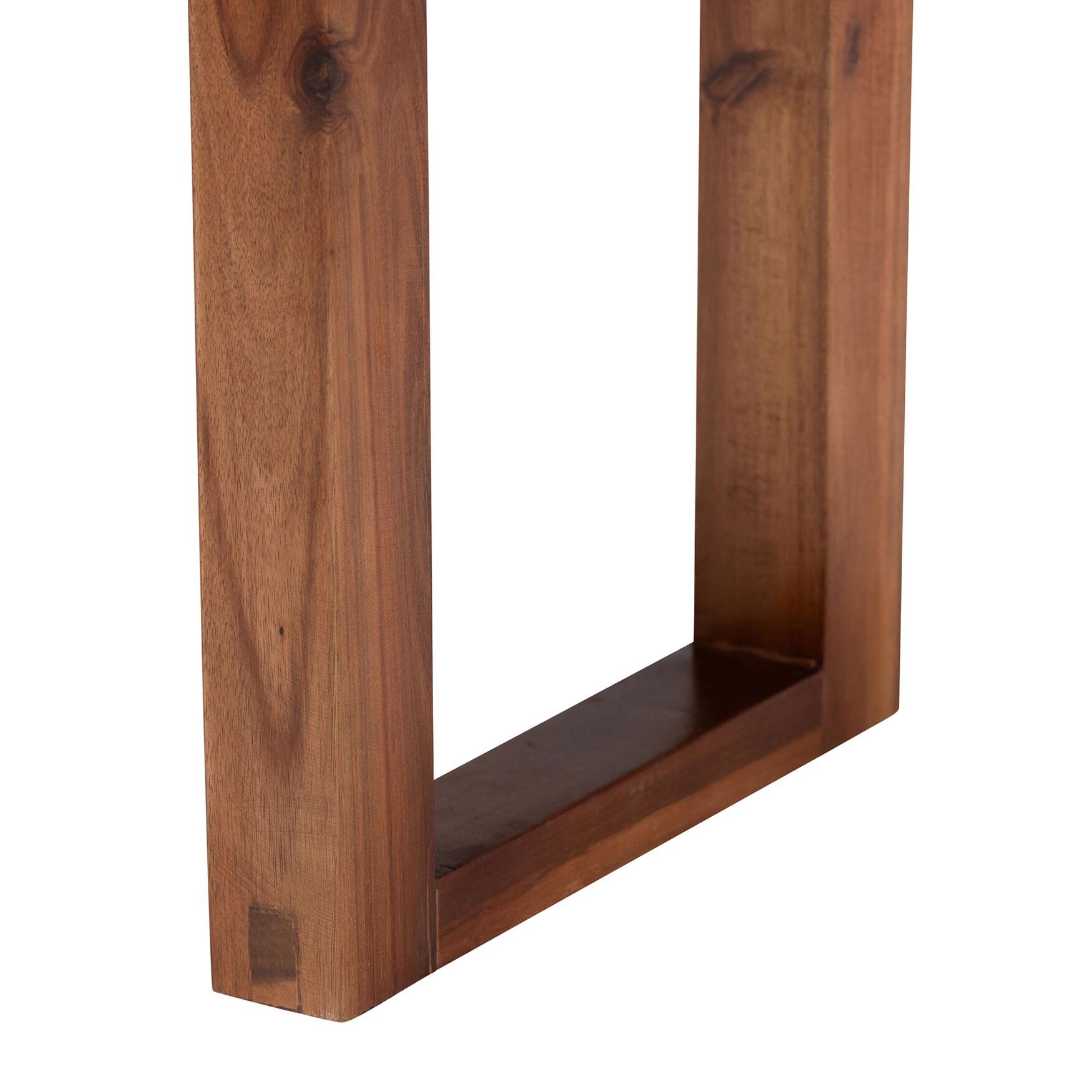Prunella Modern Bohemian Two-Tone Navy Blue and Natural Brown Seagrass and Acacia Wood Accent Bench, , alternate image number 9