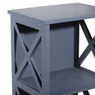 Grey Wood Traditional Shelving Unit, 51 " x 16 " x 12 ", , alternate image number null