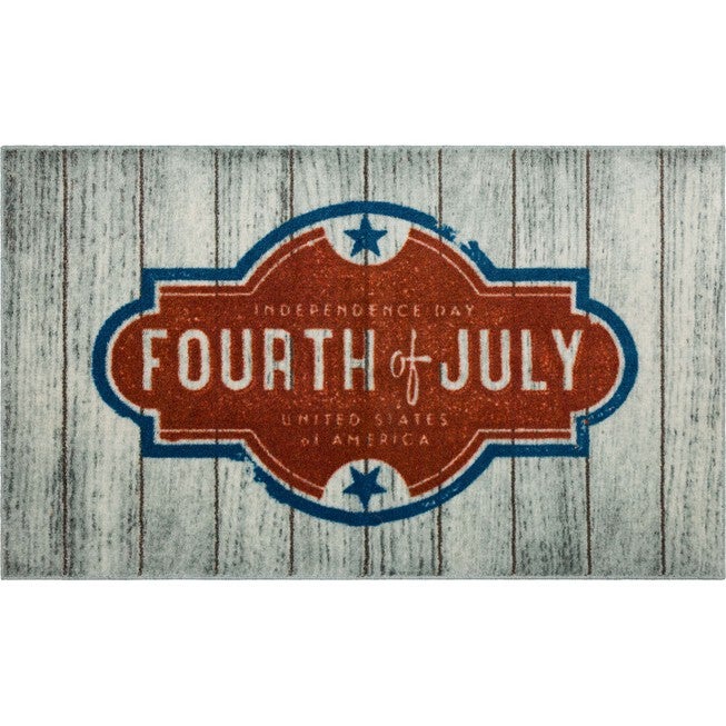 Fourth Of July Grey Kitchen Rug, GREY, hi-res image number null