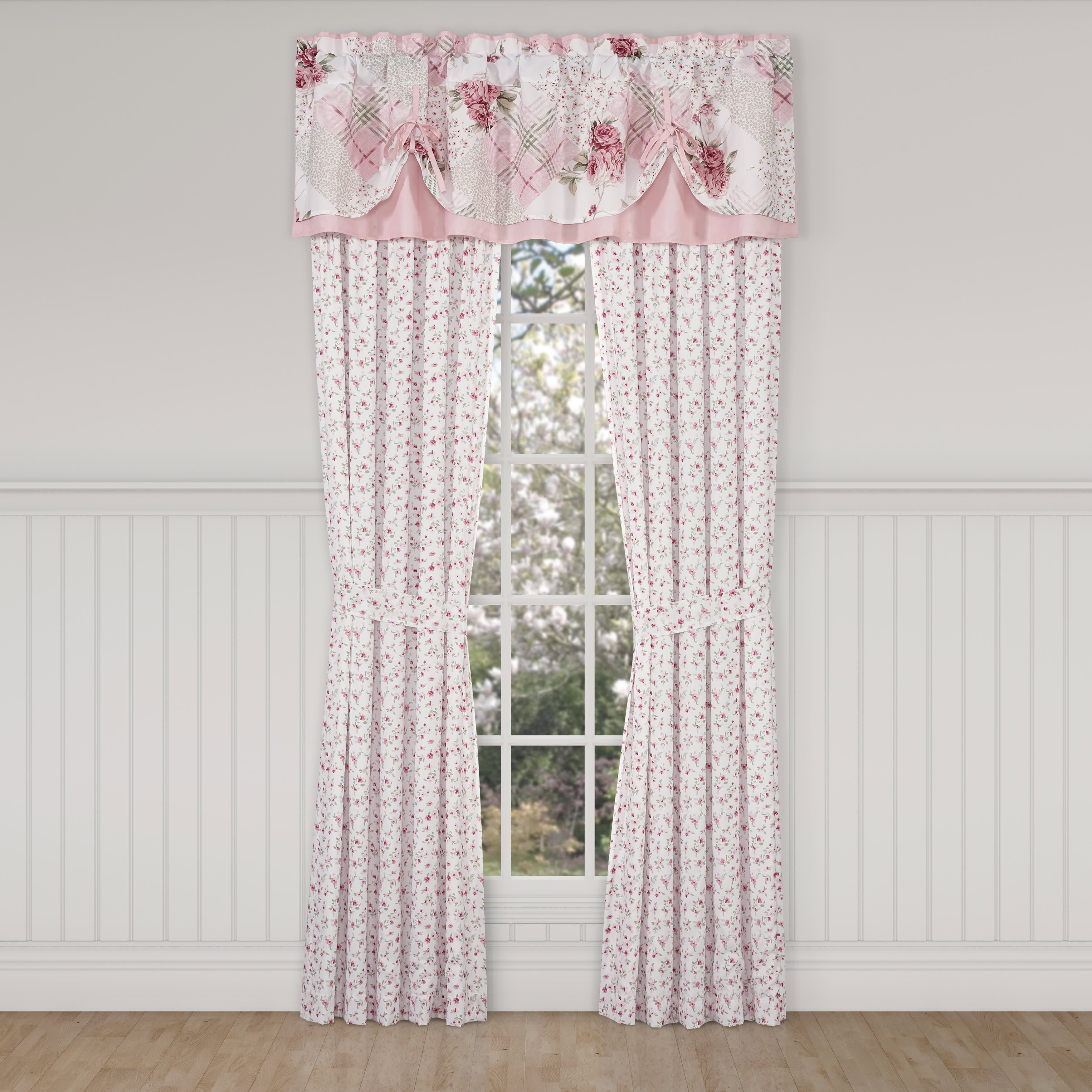 Bungalow 84 Inch Window Panel Pair, ROSE, hi-res image number null