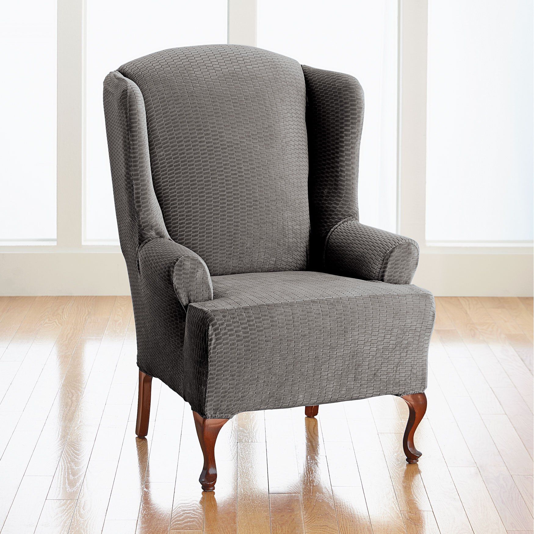 BH Studio Brighton Stretch Wing Chair Slipcover