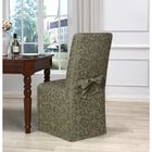 Kathy Ireland American Dining Room Chair Cover, GREEN, hi-res image number null