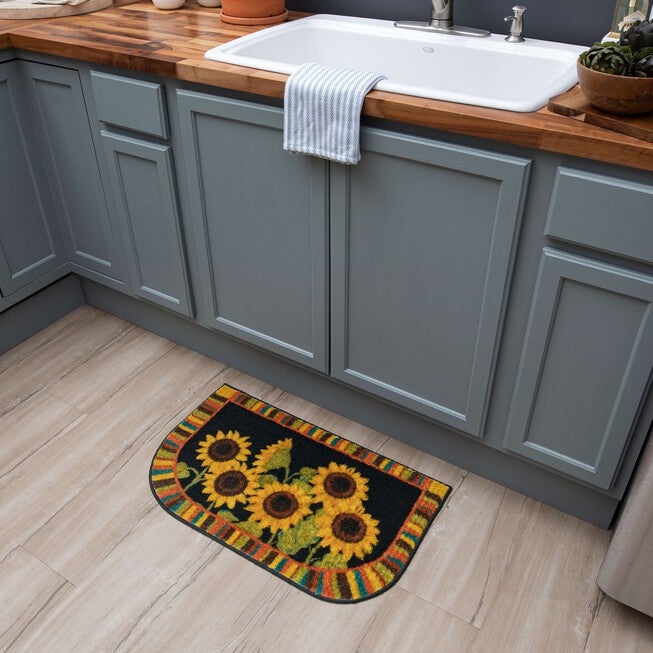 Sunflower Garden Kitchen Rug, , alternate image number 6