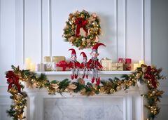 21"H Posable Christmas Elf