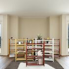 3-Shelf Folding Stackable Bookcase 27.5" Wide-Mahogany, , alternate image number null