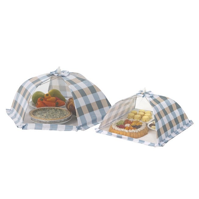 Food Cover Tent Umbrellas Set Of 2, BLUE, hi-res image number 0