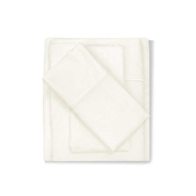 SensorPEDIC Ice Cool 400 Thread Count Cotton-Rich Cream Sheet Set, , alternate image number 6