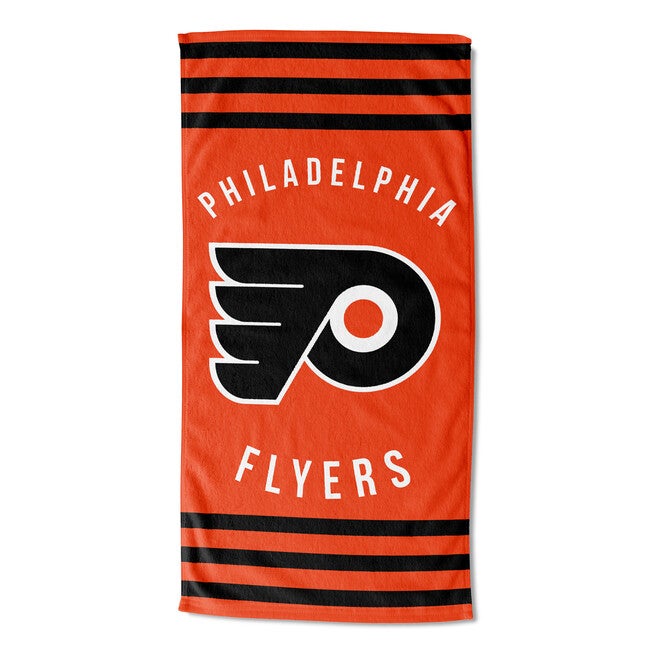 Flyers Stripes Beach Towel, MULTI, hi-res image number 0