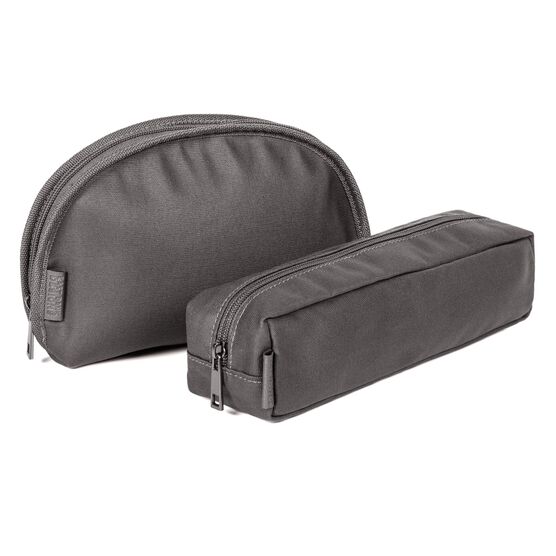 Wax Canvas Utility Bag, Charcoal, Set Of 2, CHARCOAL, hi-res image number null