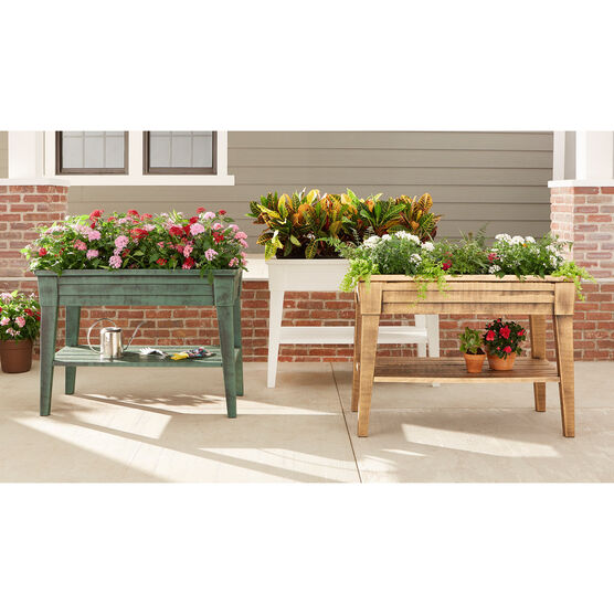 XL 45"W Raised Planter, GREEN, hi-res image number null