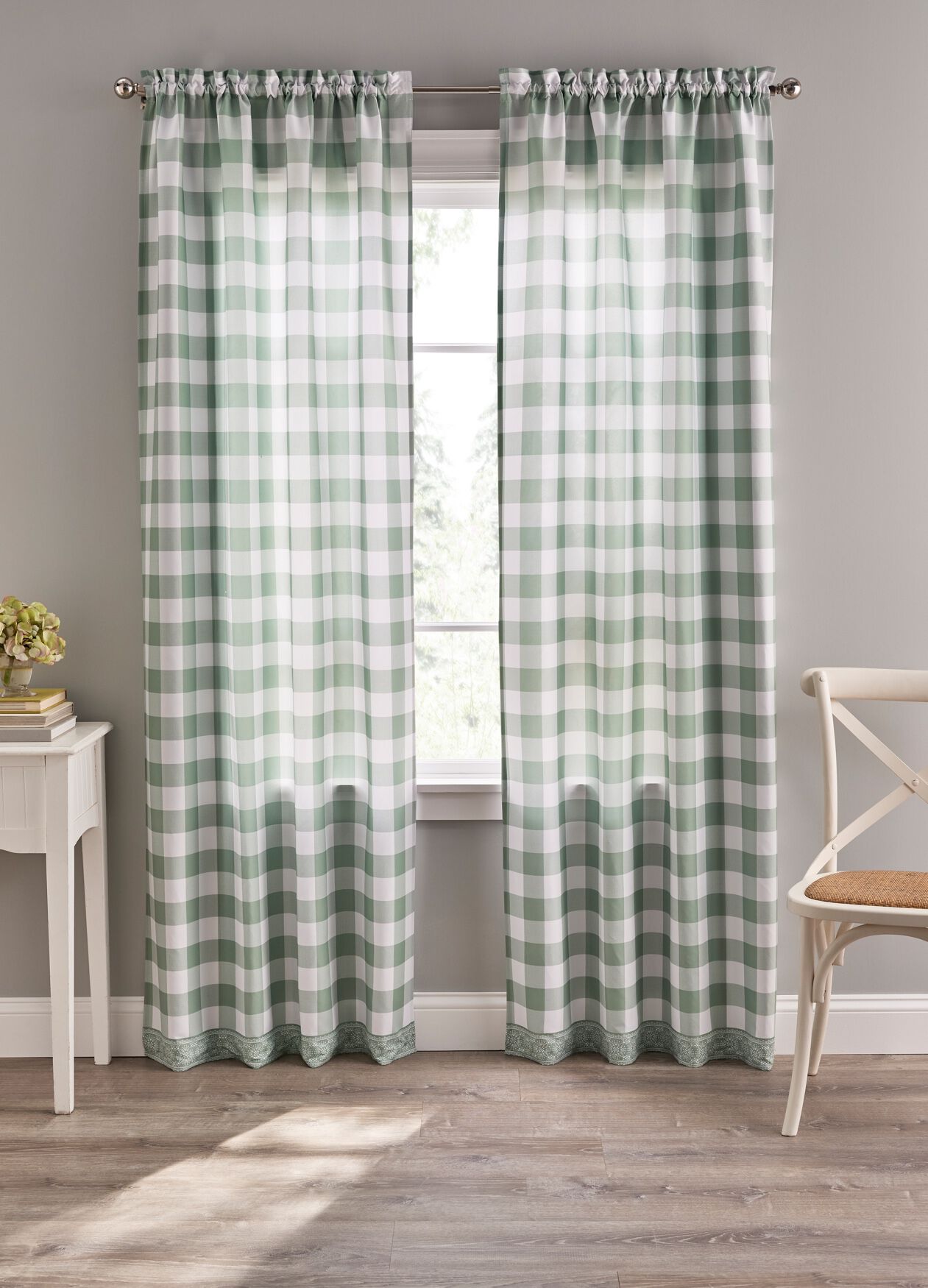 Gingham Plaid Panel
