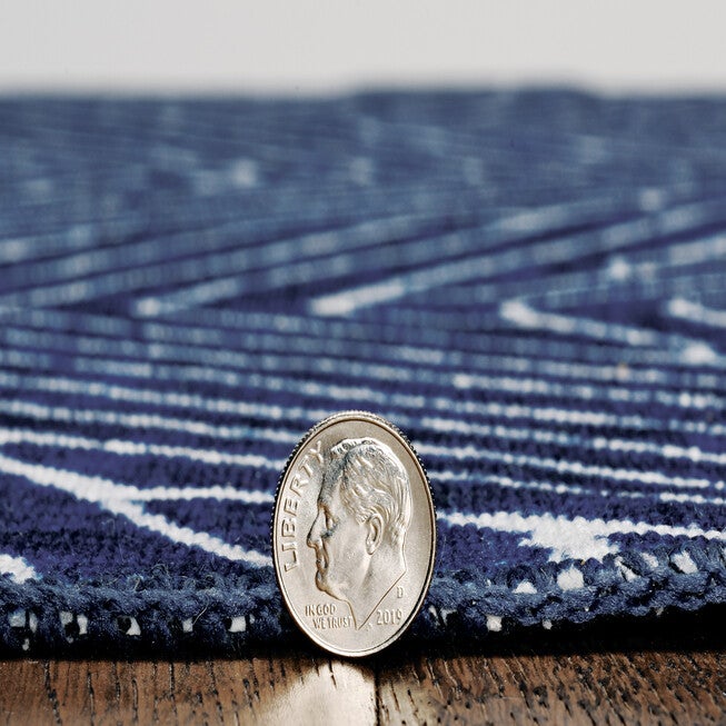 Washable Fuller Blue/Ivory Rug, , alternate image number null