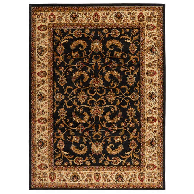 Royalty Rug 5 feet 2 inches x 7 feet 2 inches, BLACK, hi-res image number 0