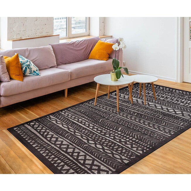 Liora Manne Rialto Tribal Stripe Indoor/Outdoor Rug, , alternate image number null