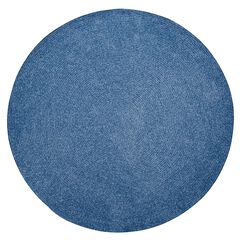 Chenille Solid Braid Collection Reversible Indoor Area Rug, 96" Round