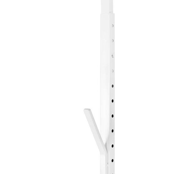 Over The Door Hanger, 2 Organizer Rack, Adjustable Height Hooks For Coat, Hat, Scarf, Bag, Accessory-White, , alternate image number null