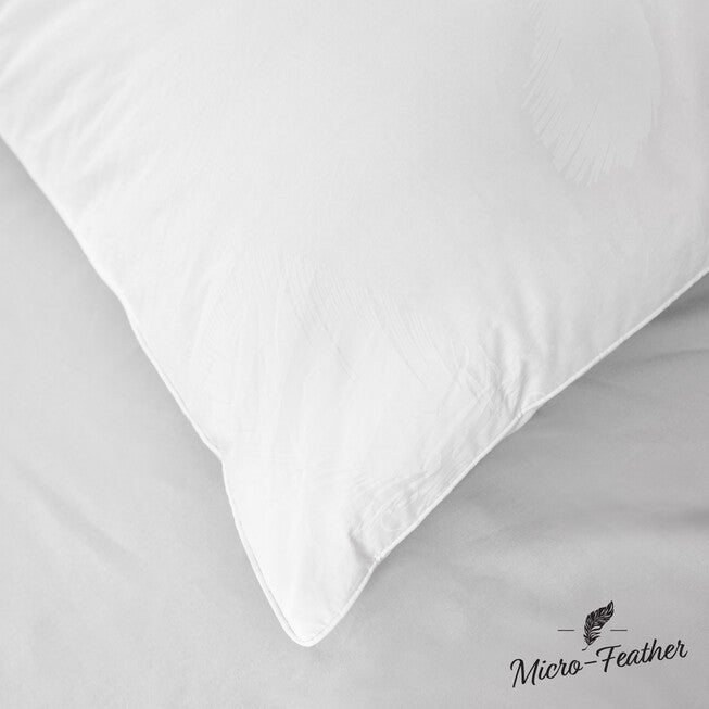 SensorPEDIC Micro-Feather Plush Pillows - 2 Pack, , alternate image number null