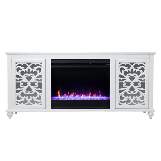 Maldina Color Changing Fireplace W Media Storage, , on-hover image number null