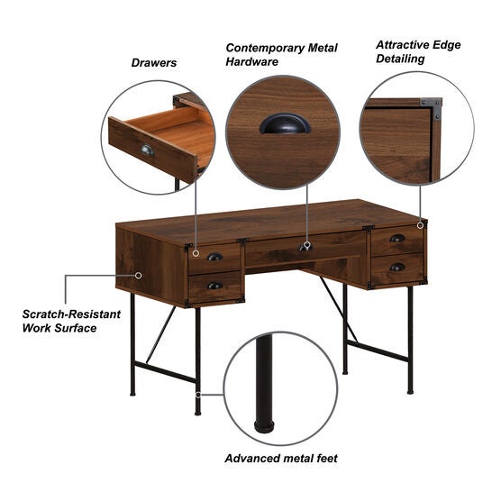 47" Writing Desk, , alternate image number null