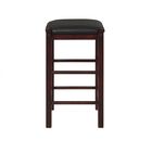Lancer Backless Counter Stools, Espresso - Set of Two, , on-hover image number null