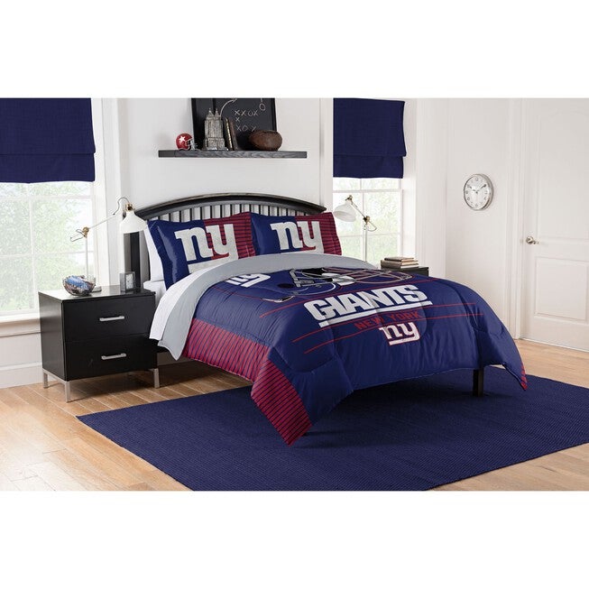 COMFORTER SET DRAFT-NY GIANTS, MULTI, hi-res image number 0