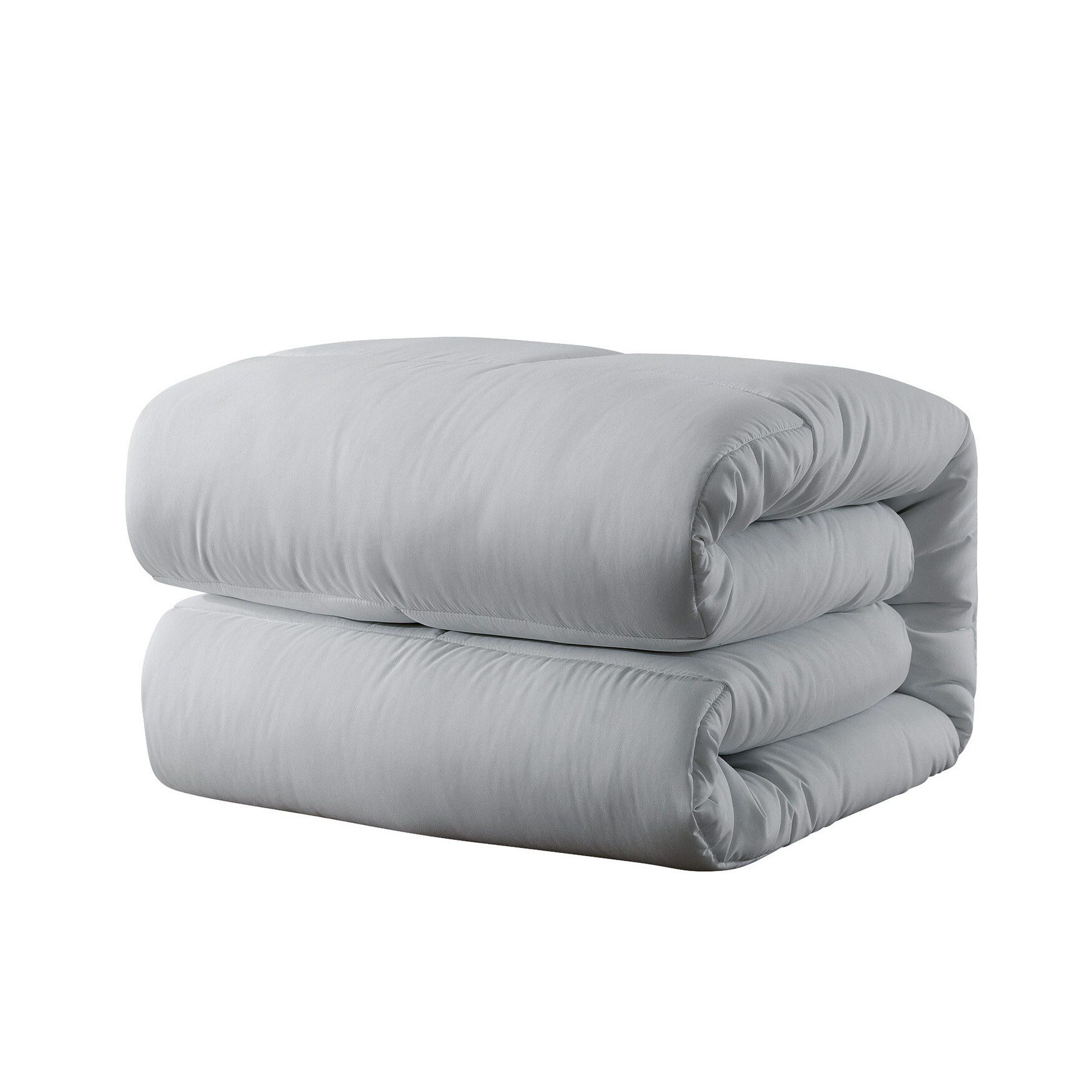 Subway Tile Down Alternative Comforter, Glacier Grey, , alternate image number 3