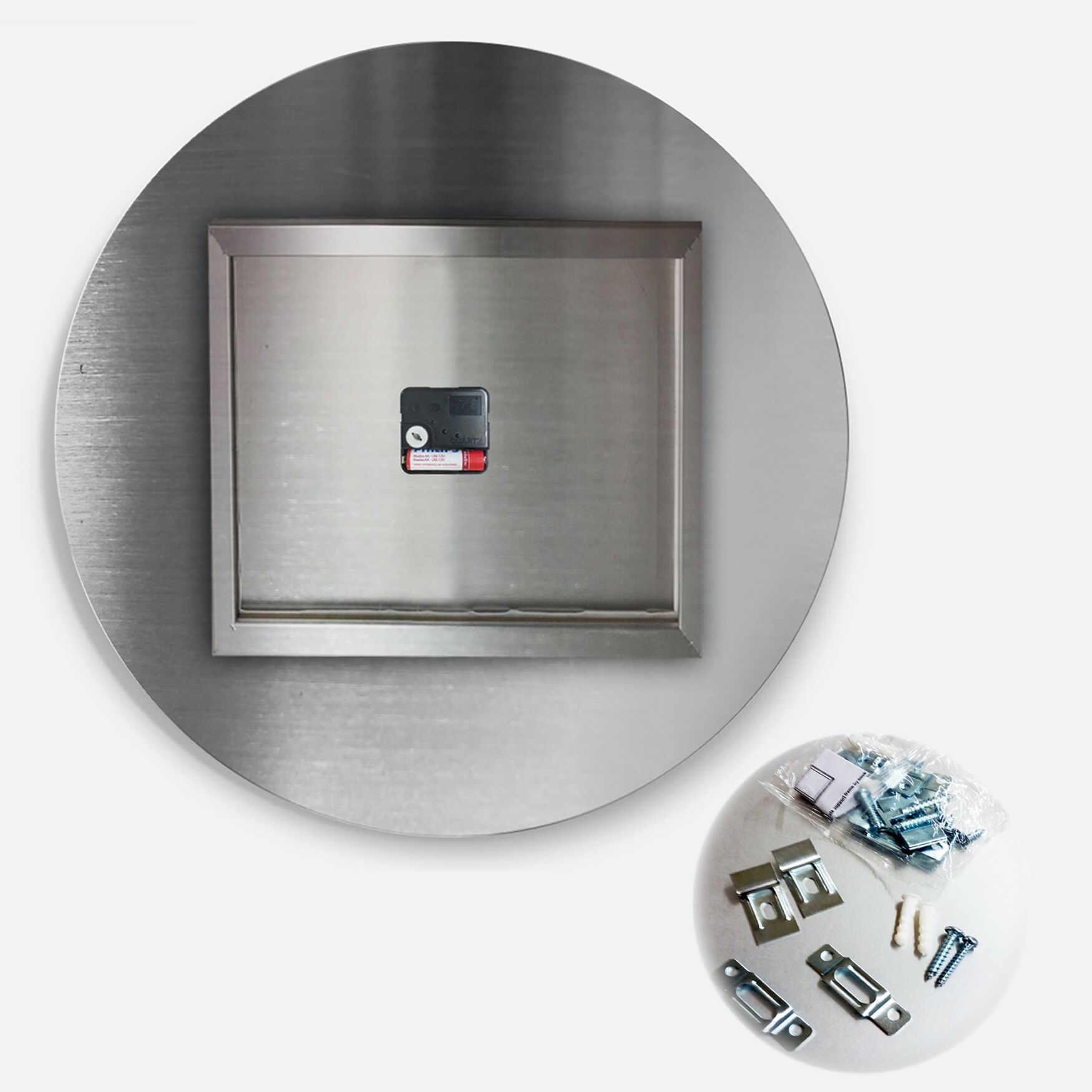 Golden Water Agate Oversized Fashion Wall Clock, , alternate image number 3