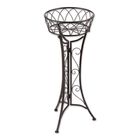 Curlicue Single Plant Stand, BLACK, hi-res image number null