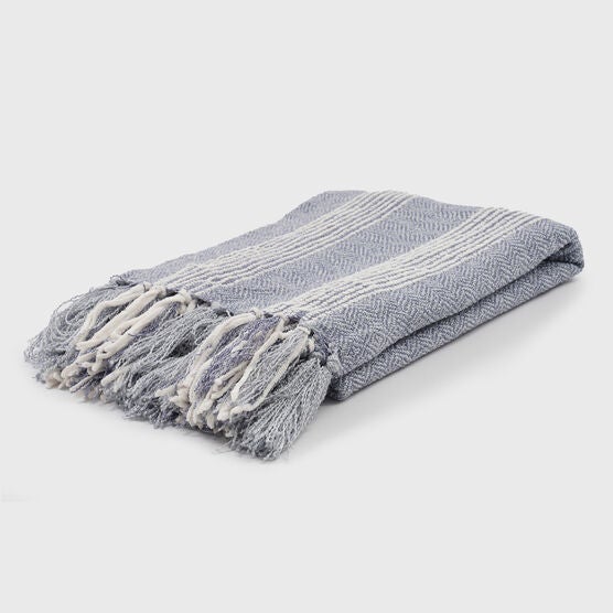 Stripe Textured Throw, , on-hover image number null