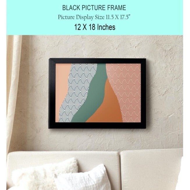 Black Wood Picture Frame With Polished Plexiglass, , alternate image number null