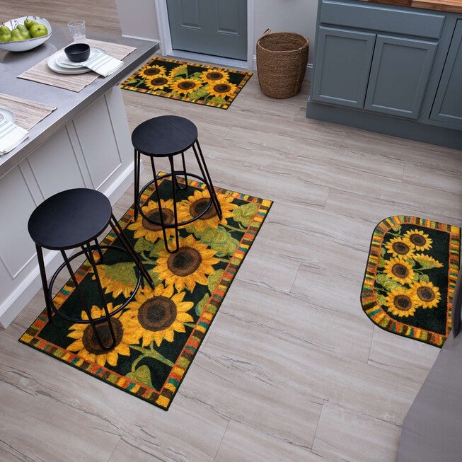 Sunflower Garden Kitchen Rug, , alternate image number 9