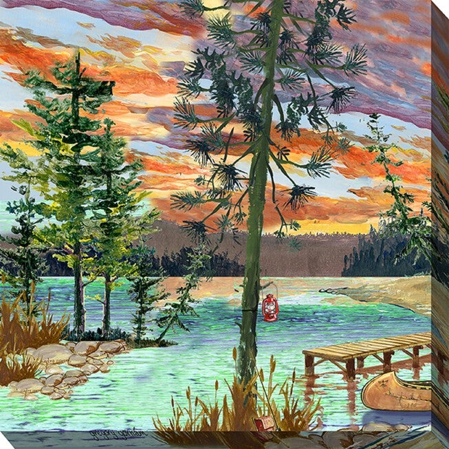 SUMMER CAMP OUTDOOR ART 24X24, MULTI, hi-res image number 0
